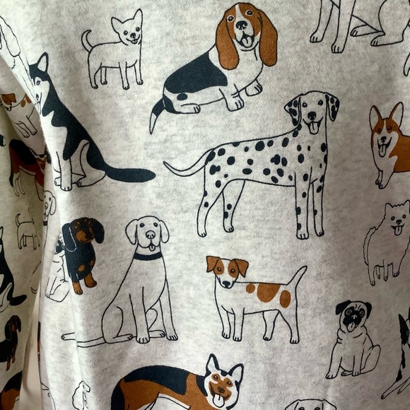 NWT Dog Design Sweatshirt M - Picture 2 of 3